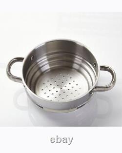 11 pcs Cookware Set Stainless Steel Copper Non-Stick Saucepan Cooking frying pan