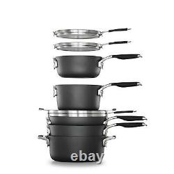 14 Piece Cookware And Utensil Set Hard Anodized Nonstick Pots And Pans