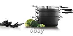 14 Piece Cookware And Utensil Set Hard Anodized Nonstick Pots And Pans