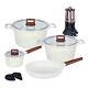 16PC Ceramic Casserole Cookware Set Non Stick Frying Pan Saucepans Induction Pot