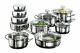 20-Piece Stainless Steel Non Stick Cookware Pots And Pans Set Home Kitchen New