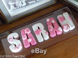 26pc ALPHABET Personalised Silicone Bakeware Cake Pan Mould Letter Word Set