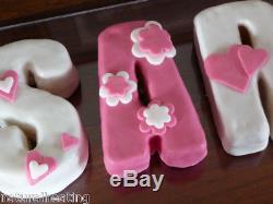 26pc ALPHABET SET Letters Words Names Silicone Bakeware Cake Mould Mold Pans Tin