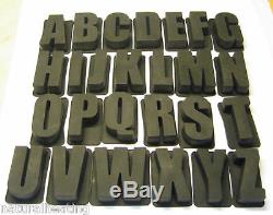 26pc ALPHABET SET Letters Words Names Silicone Bakeware Cake Mould Mold Pans Tin