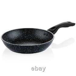 4-Piece Non-Stick Frying Pan Set with Lids