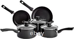 5-Piece Non Stick Induction Cookware Set, Including Frying Pan, Saucepan and Cas