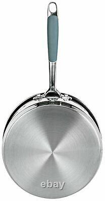 5 Piece Non-Stick Induction Pan Set Stainless Steel