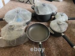 6- Piece Meyer Cookware Pan Set Aluminium Cook'n' Look