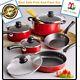 9 Nonstick Pots And Pans Cookware Set Essential Kitchen Cooking Simple Dining