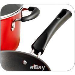 9-Piece Pots And Pans Stainless Steel Nonstick Cooking Kitchen Home Cookware Set