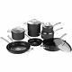 AMERICOOK Black, 13 Piece Hard Anodized Pots and Pans Set Non-Stick standard