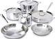 All Clad 10pc Stainless Steel Cookware Set & Casserole Pan