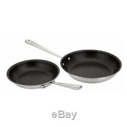 All-Clad 410810 NSR2 Stainless Steel Nonstick Fry Pan Set (8-Inch and 10-Inch)