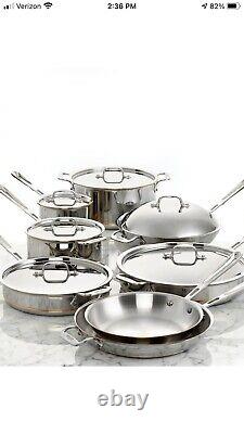 All Clad 5 ply Copper Core 14 Piece Cookware Set