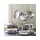 All Clad Cookware Set 14 Pc 5 Ply Stainless Steel Copper Core Sets Pots Fry Pans