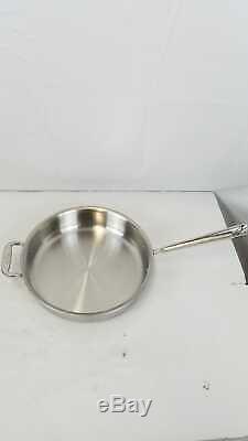 All Clad D3 Stainless Cookware Set Pots Pans Tri-Ply Stainless Steel 10 Piece