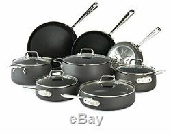 All-Clad E785SB64 HA1 Hard Anodized Nonstick Cookware Set, Pots and Pans Set, 13