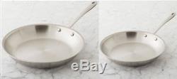 All-Clad TK d5 Brushed Stainless-Steel 8 and 10 Fry Pan set