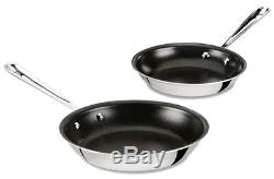 All-Clad Tri-Ply Non-Stick PFOA-free 8 and 10 Inch Fry Pan Set