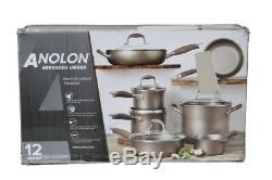 Anolon Advanced Umber 12pc Hard-anodized Nonstick Cookware 84476
