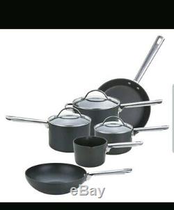 Anolon professional 6 piece hard anodised non stick pots and pans set