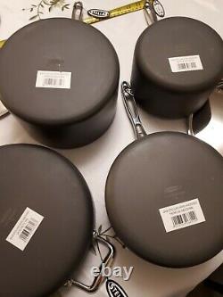 BNWT-Stellar Hard Anodised 4 Piece Cookware Set Induction Dishwasher Safe