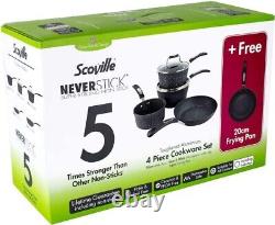 BOXING DAY SALE! Scoville Neverstick 4 Plus 1 Piece Cookware Set
