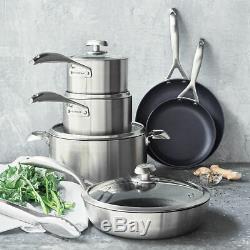 BRAND NEW Scanpan CS+ 10-Piece Nonstick Collection Cookware Set Pot & Pan