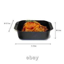 BergHOFF Eurocast Double Roasting Pan Lightweight with Non-Stick Surface