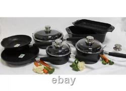 BergHOFF Eurocast Non-stick 11 Piece Cookware Set Suitable for all hob types