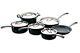 BergHoff Earthchef Stainless Steel Cookware Set Black Non-Stick 11 Pieces