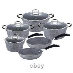 Berlinger Haus 10Pc Cookware Set Aluminium Pot Pan Induction Oven Safe Non Stick