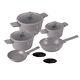 Berlinger Haus 10 Pc Aluminium Non Stick Induction Pots & Pans Cookware Set