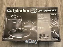 Brandnew Calphalon Contemporary Nonstick Cookware Set Pots Pans 11 Pieces