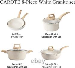 CAROTE Pots & Pans Set Non Stick Induction Hob Pan Set and A LOT MORE