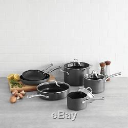 Calphalon 10-Piece Cookware Set Classic Nonstick Durable Oven-Safe Pots Pans