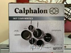 Calphalon CLASSIC 10pc Non-Stick Pan Set Stainless Steel Handles 1943338 New