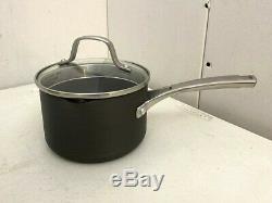 Calphalon Classic Pots And Pans Set, 10-Piece Nonstick Cookware Set, Grey