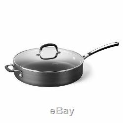 Calphalon Nonstick Cookware Frying Pan Pots Set, harder stainless steel 10 Piece