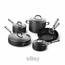Calphalon Simply Pots and Pans Set, 10 piece Cookware Set, Nonstick 10-Piece