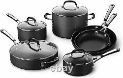 Calphalon Simply Pots and Pans Set, 10 piece Cookware Set, Nonstick, MSRP $250