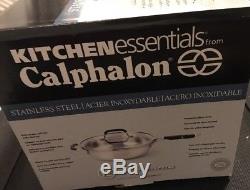 Calphalon Stainless Steel Cookware Set Pot Pan Kitchen Stove Oven Dishwasher 12
