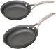 Calphalon Unison Nonstick 8-Inch and 10-Inch Omelette Pan Set, Black