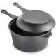 Cast Iron Dutch Oven Set Cookware Frying Pan Non Stick Kitchen Cooking Pans Pot