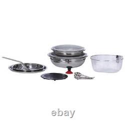 Chef's Secret 28pc 12-Element T304 Stainless Steel Waterless Cookware