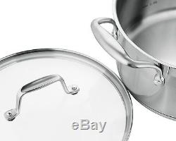 Chef's Star Professional Grade Stainless Steel 17 Piece Pots & Pans Set
