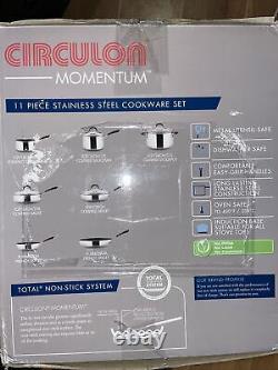 Circulon Momentum Stainless Steel Nonstick 11-Piece Cookware Set BARGAIN! Wow