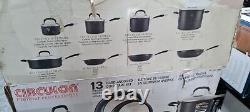 Circulon Premier Hard Anodised Induction Cookware Set Black, 12 Piece