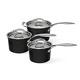 Circulon Saucepan Set Style 3 Piece Hard Anodized New 88008 Suits Induction