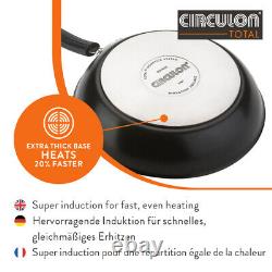 Circulon Total Hard Anodised 4 Piece Nonstick Pan Sets Induction Friendly